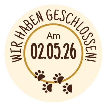 Geschlossen Button am 02.05.2026