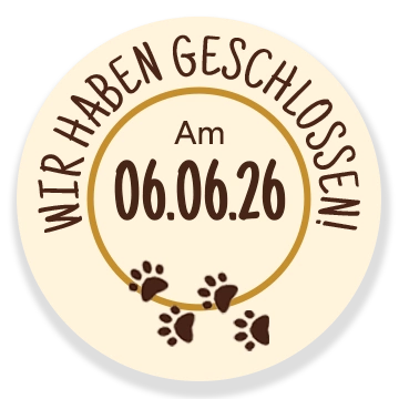 Urlaubsbutton